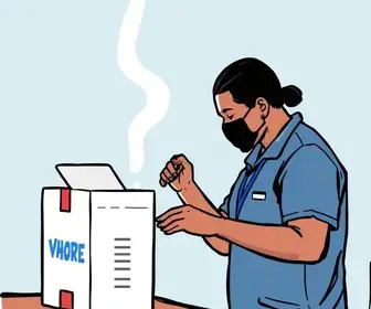 apuração ao vivo dos votos em Bauru