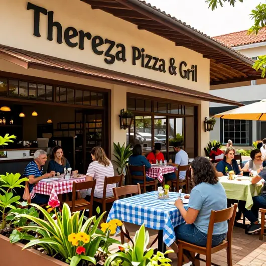 Thereza Pizza & Grill: Sabor e Convivialidade em Cada Fatia Thereza Pizza & Grill: Sabor e Convivialidade em Cada Fatia
